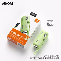 Akupank WK Design "WP-19 Companion" rohekas 5000mAh (22.5W)