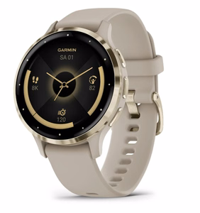Garmin nutikell Venu 3S (010-02785-02) – hall / kuldne