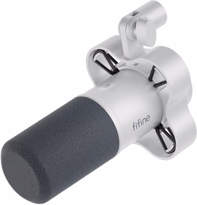 Fifine K688W dünaamiline mikrofon (valge)