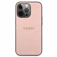 Guess Croco Strap Collection iPhone 13 Pro / 13 6.1" Ümbris - roosa