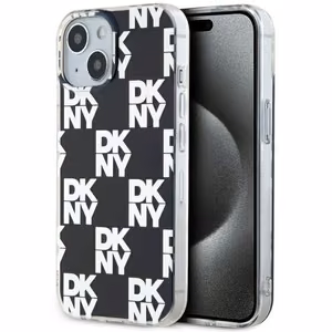 DKNY IML Checkered Mono Pattern ümbris jaoks iPhone 15 / 14 / 13 - must