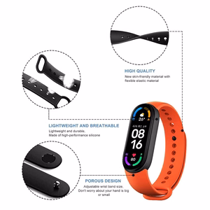 Wristband jaoks Xiaomi Mi Band 5/6/7 light roosa