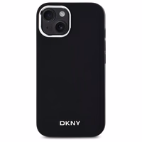 DKNY Plain Logo MagSafe iPhone 14 Ümbris - Must
