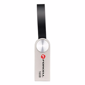Pendrive 16GB USB 3.2 Gen 1 (USB A) Forcell F-Data Metal hõbedane