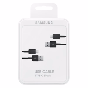 USB kaabel Samsung EP-DG930MBEGWW Type-C 1.5m 2pcs must