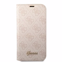 Guess GUBKP14SHG4SHP iPhone 14 6.1 "roosa / roosa book 4G Vintage kuldne Logo