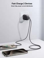 Laadija Joyroom JR-TCF13 25W USB-C/USB-A must