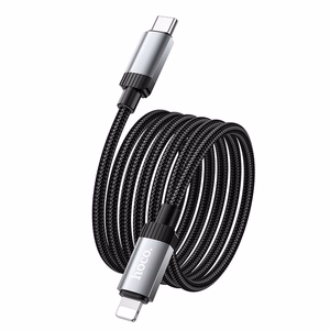 Кабель USB C – Lightning Hoco PD 27W 1 m X117 черный