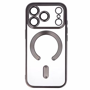 metallik MagSafe Ümbris jaoks Iphone 17 Pro Titanium