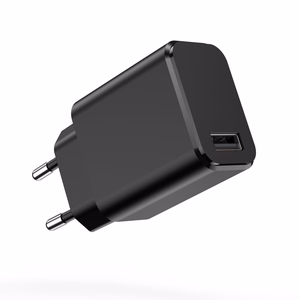 Setty laadija 1x USB 3A must + USB-C kaabel 1,0 m