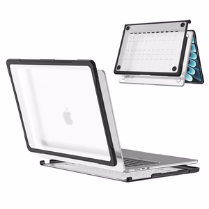 Tech-Protect Velar Case for MacBook Air 13" 2023 / 2024 / 2025 / 2026 - Transparent Black