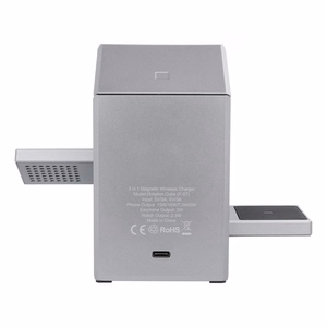 Juhtmevaba charging station Forcell 3in1 (F-06) (MagSafe) (Phone; Pods; Watch) 15W