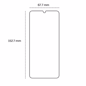 Karastatud klaas 2,5D jaoks Samsung Galaxy A33 5G