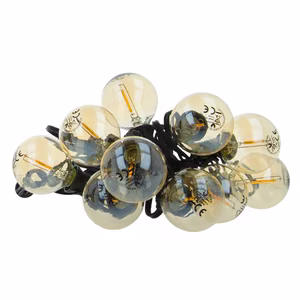 Forever Light LED Solar Garland SUNARI FLS-125 5,5m + 10 bulbs kuldne G40 IP44