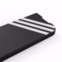 Adidas OR Booklet Case PU iPhone 13 Pro / iPhone 13 jaoks - must ja valge