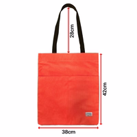 Shopping bag Wonder pattern 4 oranž