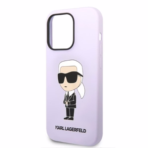 Karl Lagerfeld KLHCP14XSNIKBCU iPhone 14 Pro Max 6.7" hardcase lilla/lilla Silicone Ikonik