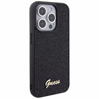 Guess Disco Metal Script ümbris jaoks iPhone 15 Pro - must