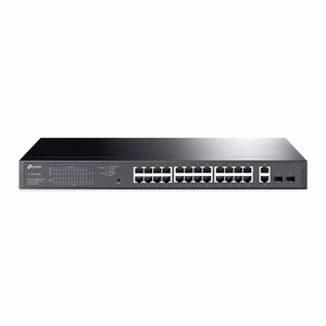 TP-Link управляемый Gigabit коммутатор 28 портов с 24 портами PoE+
