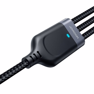 Joyroom S-A18 3in1 3.5A USB-A - Lightning+USB-C+MicroUSB kaabel 1.2m - must