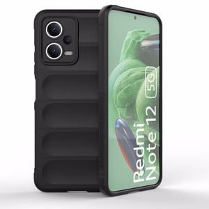 Magic Shield Case для Xiaomi Redmi Note 12 5G / Poco X5 5G гибкая броневая крышка чёрный
