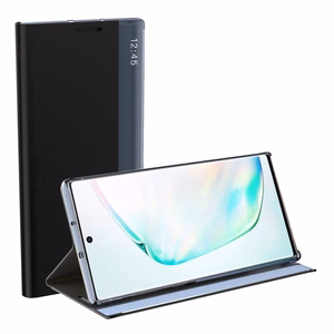 Uus Sleep Case kate, millel on Poco M4 Pro 5G musta värvi statiivi klappfunktsiooniga