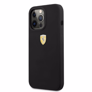 Ferrari FESSIHMP13LBK iPhone 13 Pro / 13 6.1" чёрный/чёрный жёсткий чехол Silicone MagSafe