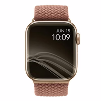 UNIQ rihm Aspen Apple Watch 44/42/45 mm Series 1/2/3/4/5/6/7/8/9/SE/SE2 punutud roosa/grapefruit roosa