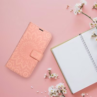 MEZZO Book ümbris jaoks IPHONE 16 Pro Max mandala peach fuzz