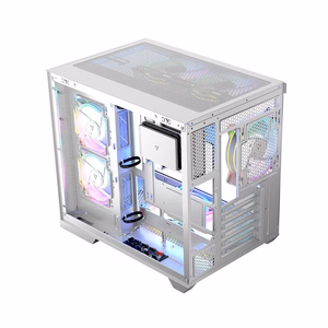 Корпус MODECOM Volcano Panorama ARGB 5F MIDI белый
