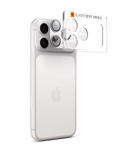 Spigen Optik Pro XL Camera Lens Glass jaoks iPhone 17 Pro Max - Silver