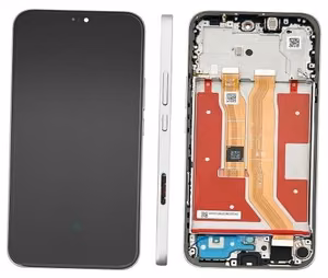 LCD-ekraan Huawei Honor 400 Lite jaoks puuteekraani ja raamiga, Velvet Grey, originaal (service pack)