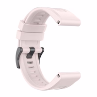 Silikoon strap jaoks GARMIN FENIX 3 / 3HR / 5X / 6X / 6X Pro / 7X / 7X Pro roosa (3)