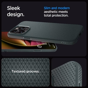 SPIGEN ümbris LIQUID AIR jaoks IPHONE 16 Pro Max abbys roheline