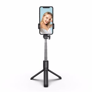 Selfipulk WHS1Y teleskoopstatiiv 1m telefonihoidikuga - must
