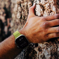 UNIQ rihm Stride Apple Watch Series 1/2/3/4/5/6/7/8/9/SE/SE2/Ultra/Ultra 2 42/44/45/49mm FKM kummi hall