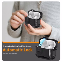 Tech-Protect Carbonox MagSafe ümbris jaoks AirPods Pro - must