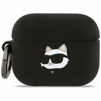 Karl Lagerfeld Silicone Choupette Head 3D Ümbris jaoks AirPods Pro 3 - must