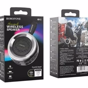 Bluetooth kaasaskantav kõlar BOROFONE Aurora BR2 must
