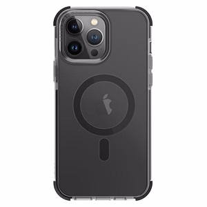 Uniq Combat iPhone 14 Pro Max 6.7" ümbris Magclick Charging must/concrete charcoal
