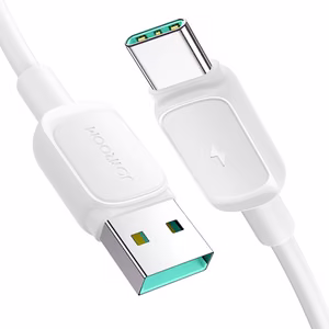 Joyroom Multi-Color Series A14 USB-A / USB-C 3A Kaabel 1.2m - valge