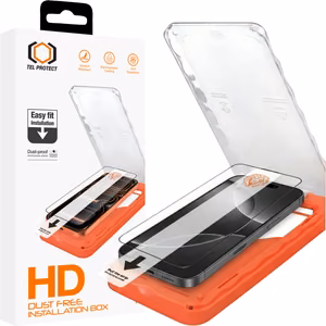Tel Protect Dust-Free Easy Fit HD Titan закаленное стекло для Iphone 15 Pro черное