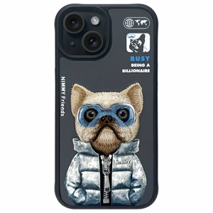 Nimmy Cool&Cute 2.0 Ümbris jaoks iPhone 15 - Must