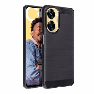 Ümbris jaoks Realme C55 Carbon must