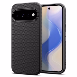 Spigen Liquid Air ümbris mudelile Google Pixel 11 – värv: mattmust