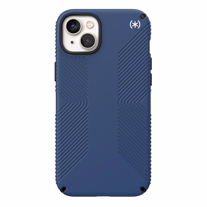 Speck Presidio2 Grip MagSafe ümbris seadmele iPhone 14 Plus, libisemiskindla haardega, Coastal Blue / Black / White värvikombinatsioon