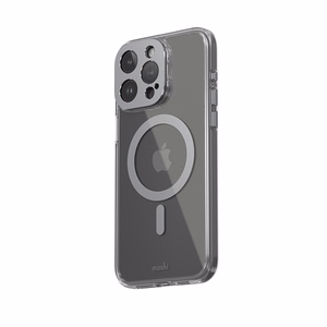 Moshi iGlaze MagSafe ümbris seadmele iPhone 15 Pro Max, Meteorite Gray värvitoonis