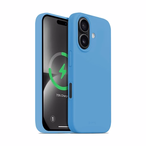 Crong Color Cover Magnetic MagSafe ümbris seadmele iPhone 16, sinine