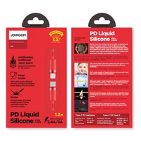 USB Kaabel Joyroom "S-1224N9" Punane "Type-C / Lightning" 120cm (up to 20W)