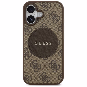 Guess 4G Circle Classic Logo MagSafe ümbris jaoks iPhone 17 - brown
